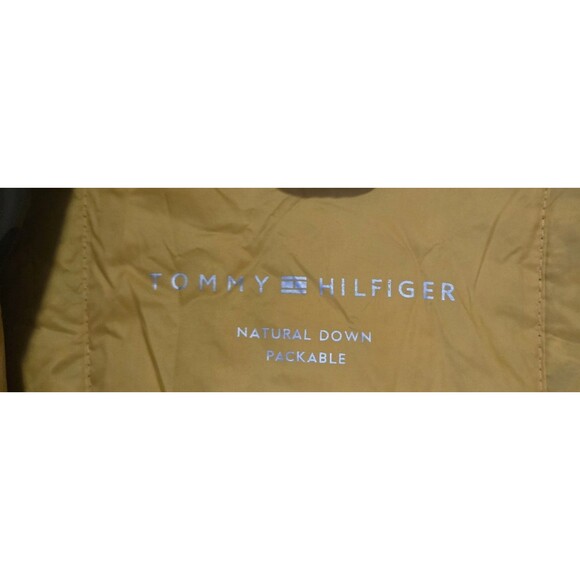 Tommy Hilfiger Men's Medium Camo Green Quilted Packable Puffer Jacket Duck Down - Picture 11 of 13